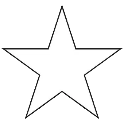 a white star